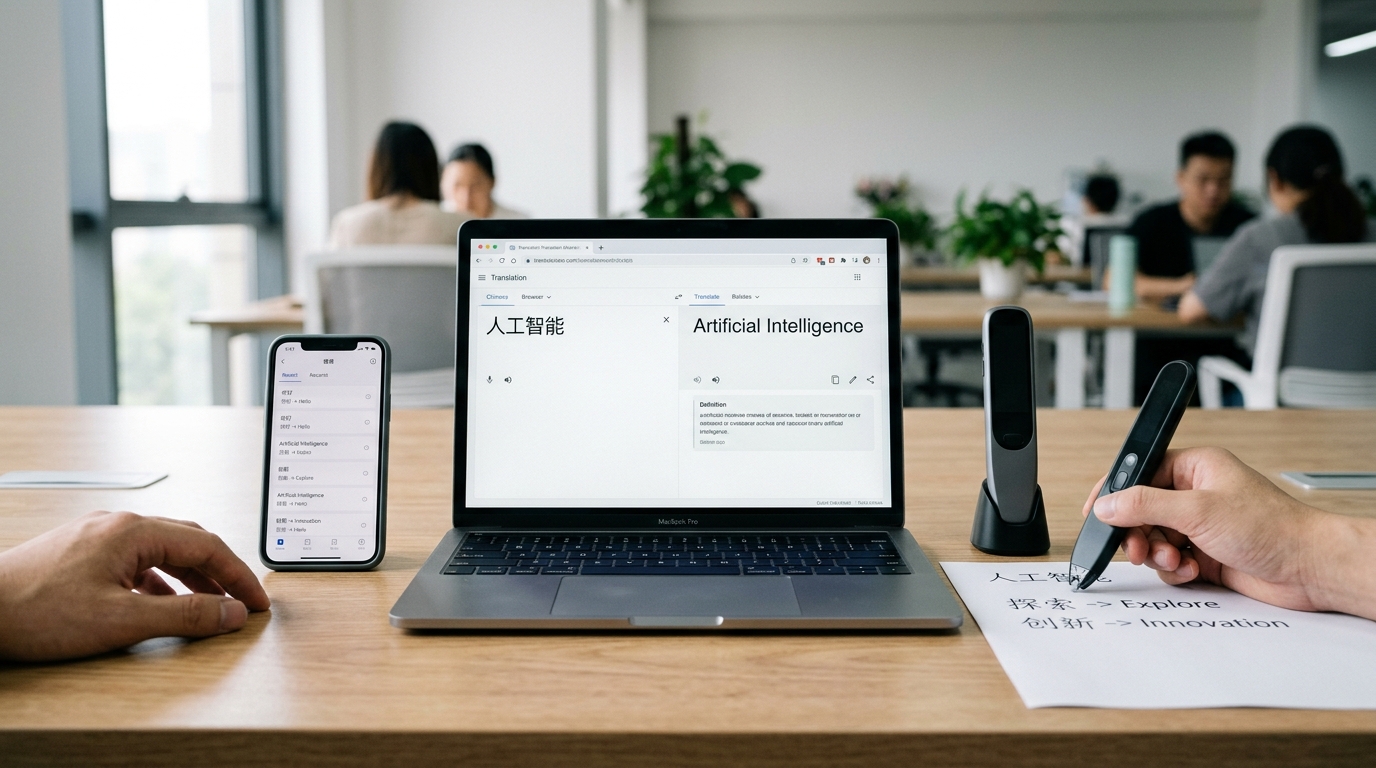 有道翻译网页版App词典笔多端产品与109种语言支持