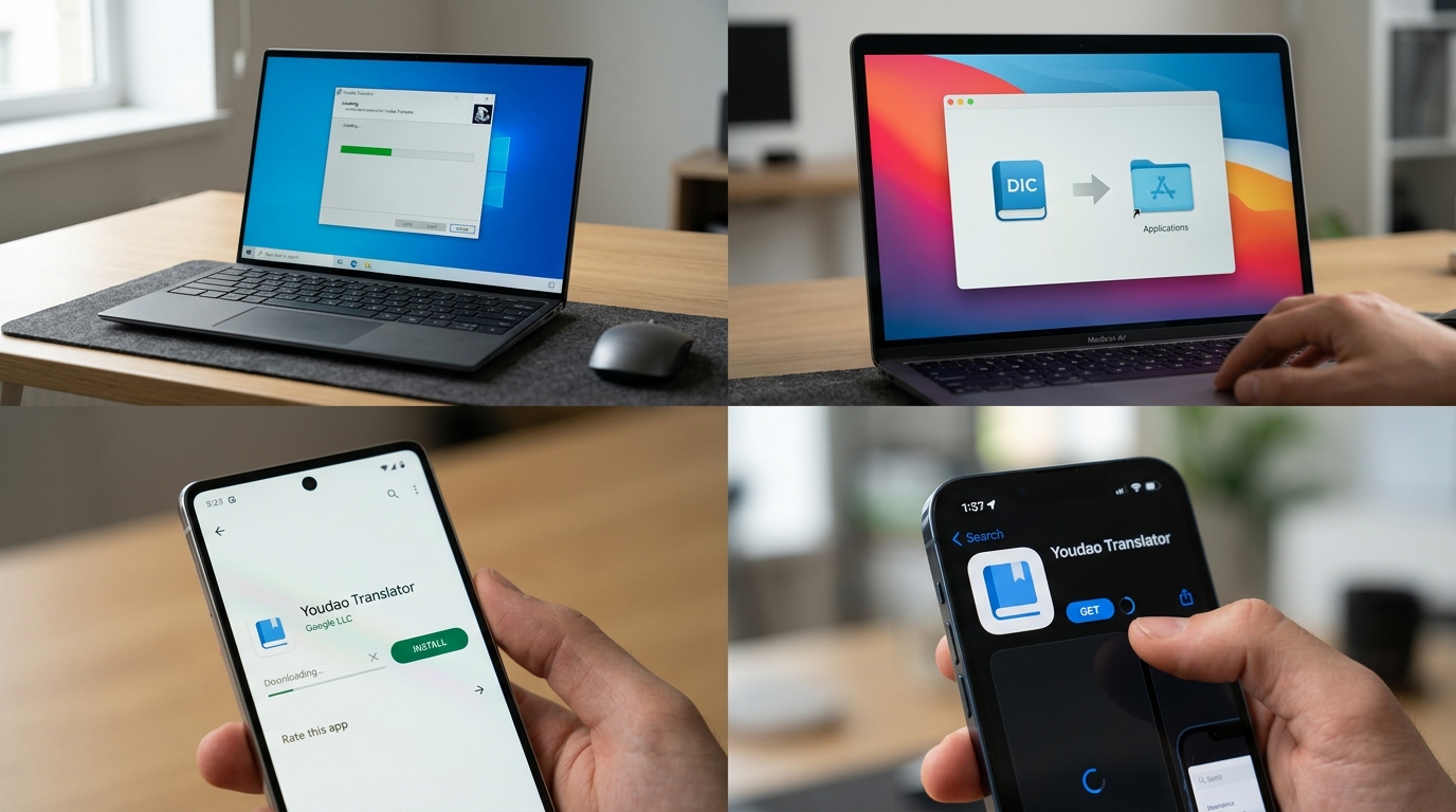 有道翻译下载 Windows Mac 安卓 iOS 各平台安装步骤