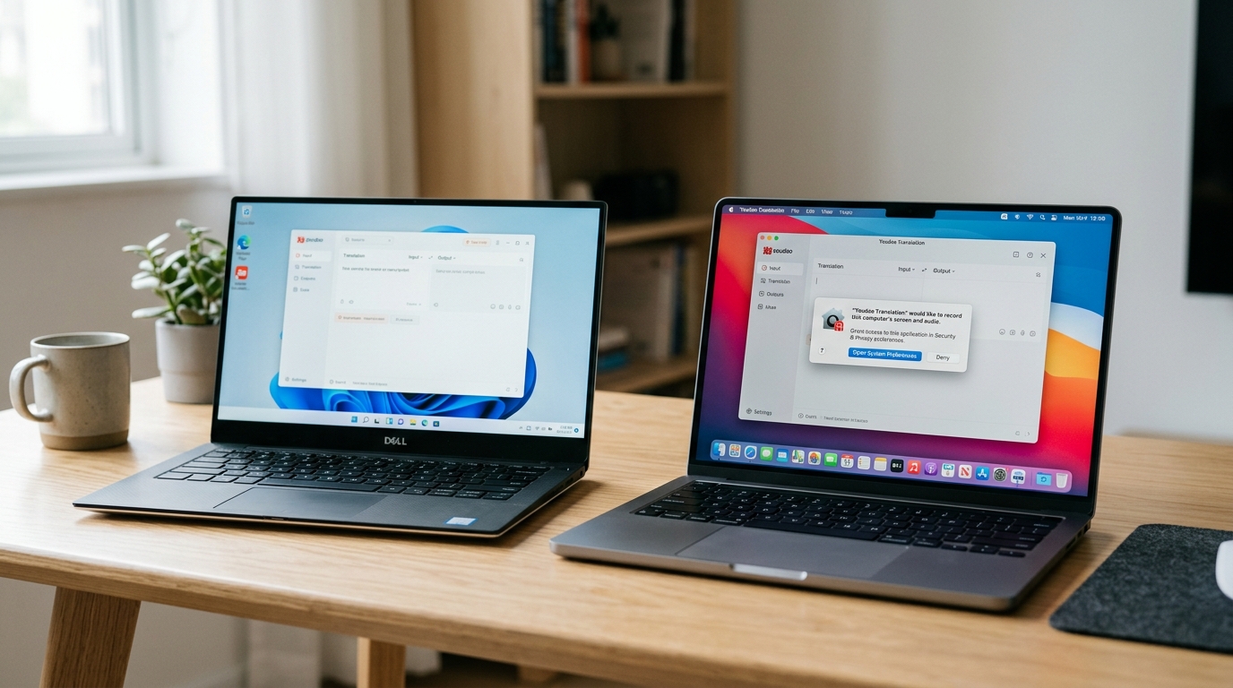 有道翻译电脑版 Windows 与 macOS 版本功能和系统要求对比