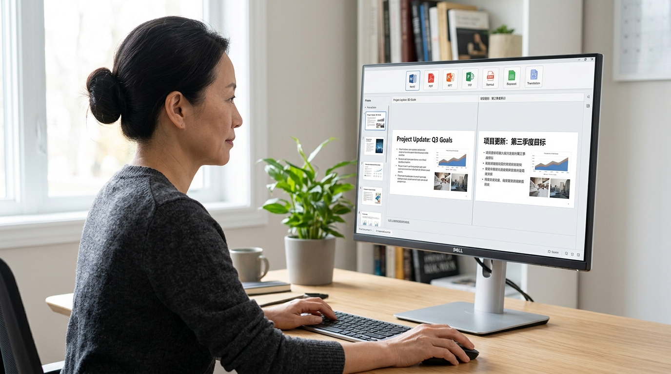 有道翻译电脑版文档翻译支持Word PDF PPT格式并保留排版