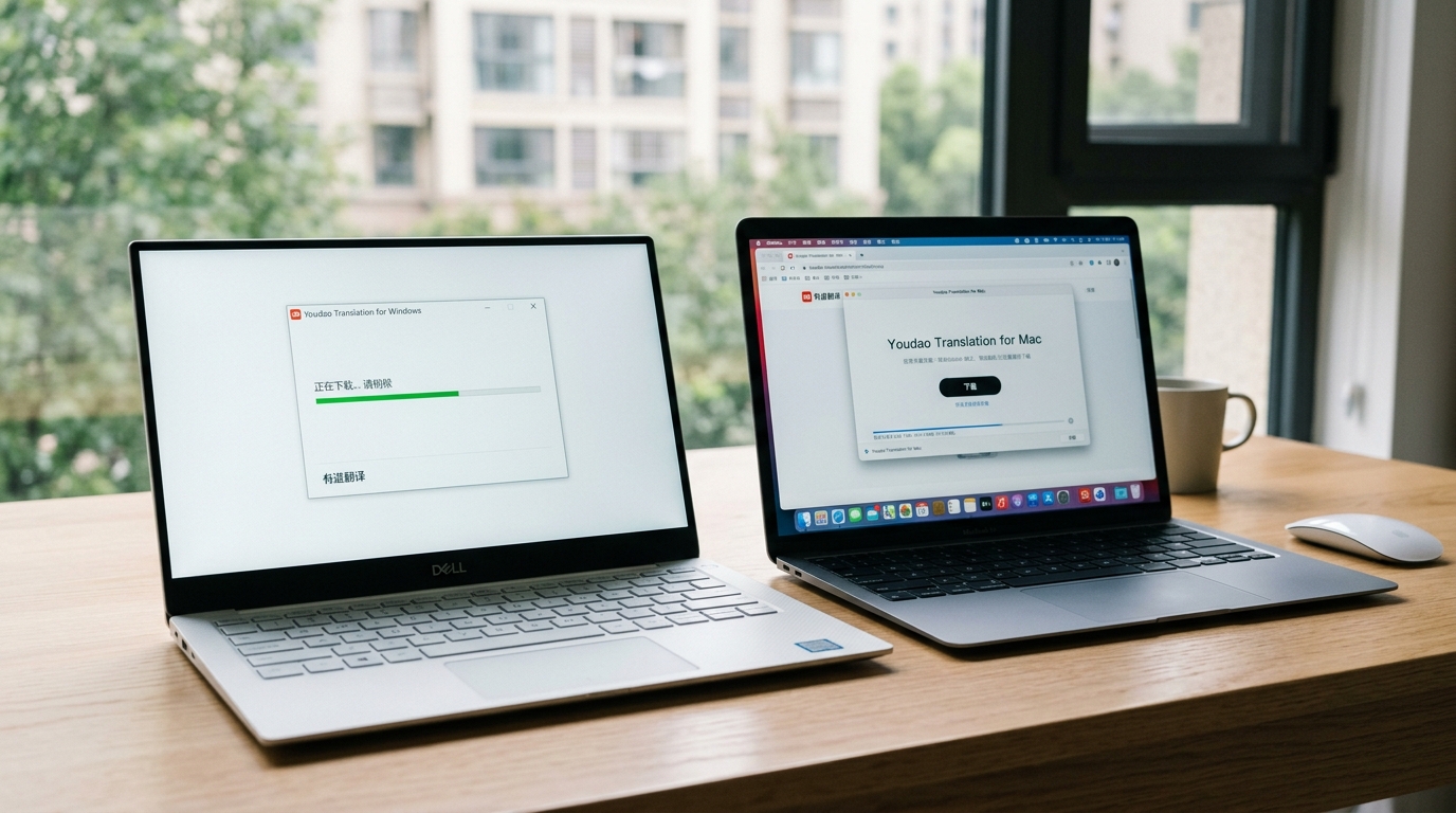 有道翻译电脑版 Windows 版和 Mac 版系统要求对比
