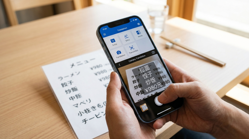 有道翻译文本网页文档图片语音五种翻译模式操作界面